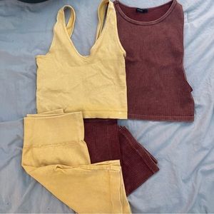 Ribbed Workout Sets- Nikki Bikki, Forever 21